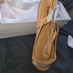 Brand New Flat Strappy Sandal